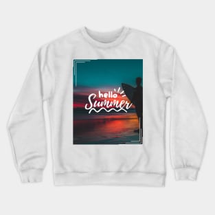 Hello Summer Crewneck Sweatshirt